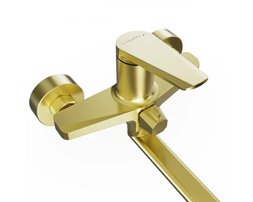 Смеситель для ванны TOKITO KIN брашированное золото (TOK-KIN-1015)