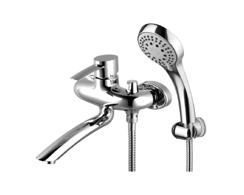 Atlantiss Смеситель для ванны, плоск.пов.излив 226мм, р/ОД, хром, LM, LM3214C