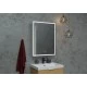 Зеркало-шкаф Allure LED 550х800 правый с розеткой