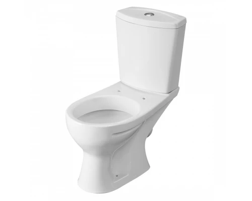 Унитаз-компакт "Ультра" косой выпуск, с кнопочной арматурой и сиденьем  SANTERI