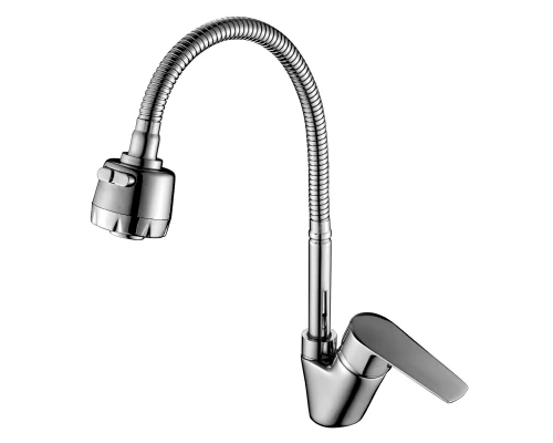S35 Смеситель для кухни, гиб.излив 179мм, р/ОД, хром, ROS, S35-26