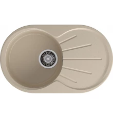 GRANFEST Мойка композит RONDO GF-R--750L  чаша с крылом 750*460мм, кашемир