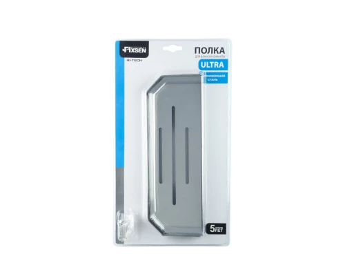 Полка прямоугольная одноэтажная FIXSEN Hi-Tech, хром FX-843)