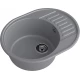 GranFest QUARZ (ECO-58) Мойка чаша+кр 620*480 (темно-серый)