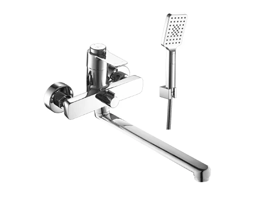 RS5 Смеситель для ванны, круг.пов.излив 350мм, р/ОД, хром, ROS, RS50-32