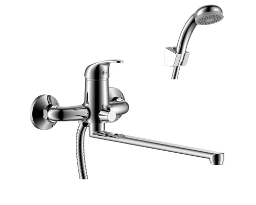 Y35 Смеситель для ванны, плоск.пов.излив 350мм, р/ОД, хром, ROS, Y35-32