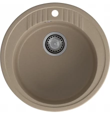 GRANFEST Мойка композит RONDO GF-R--520   D=520 мм   песок  арт.GF-