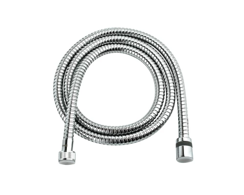 Шланг душевой двухзагибный 1,5 м, стальной, хром. LEMARK