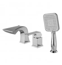 Unit Смеситель на борт ванны, на борт 3отв. с изливом 127мм, р/ОД, хром, LM, LM4545C