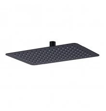 Лейка душевая верхняя, прямоугольная, 300х200мм, черный, LM,  LM9490BL
