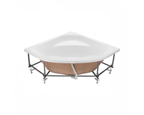 Монтажный комплект для ванны МЕЛВИЛЛ 140х140 см. (рама, слив-перелив с сифоном, крепеж к стене, креп