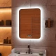 Зеркало Glamour LED 600x800 с музыкальным блоком, подогревом