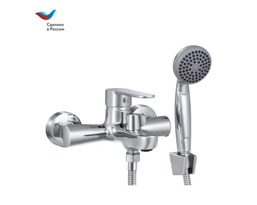 КОТТЕДЖ Смеситель для ванны с коротким литым изливом, одноручный, СЛАВЕН, Ф30