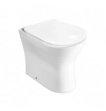 LEON Чаша унитаза напольного, двойной выпуск, белая. ROCA