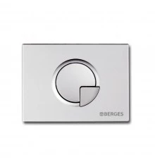 Кнопка  для инсталляции NOVUM R2, хром матовый, BERGES