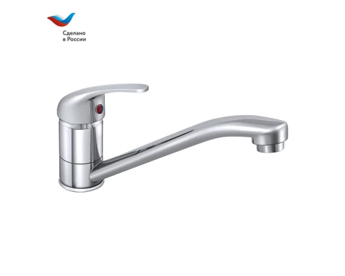 ПРОРАБ Смеситель для мойки с длинным изливом, одноручный, СЛАВЕН, П21