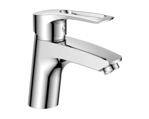 T40 Смеситель для раковины, монолит.излив 123мм(к/40), р/ОД, хром, ROS, T40-11