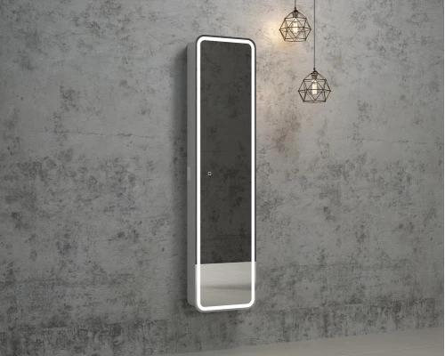 Зеркало-пенал Lorenzo LED 400х1600 с розеткой