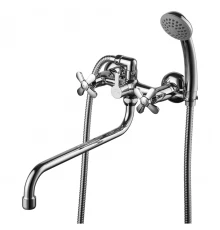 Partner Смеситель для ванны, круг.пов.излив 300мм держ.на теле, р/ДВ, хром, LM, LM6541C