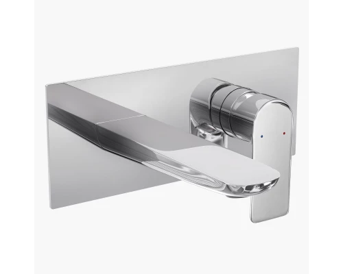 Смеситель для раковины VENTAS S скрытого монтажа, совместный, хром глянцевый, BERGES