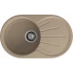 GRANFEST Мойка композит RONDO GF-R--750L  чаша с крылом 750*460мм   песок арт.GF-