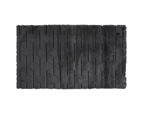 Коврик для ванной 1-ый Fixsen DIAMONT, FX-9050V, графит, 70х120 см