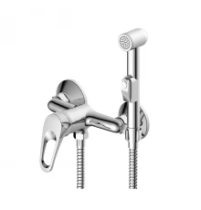 DR21 Смеситель для биде, гигиен.душ на стену р/ОД, хром, DR, DR21058