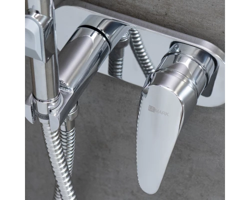 Смеситель Lemark Linara LM0419C с гигиеническим душем, встраиваемый