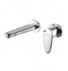 Status Смеситель для раковины, монолит.излив 190мм на стену, р/ОД, хром, LM, LM4426C