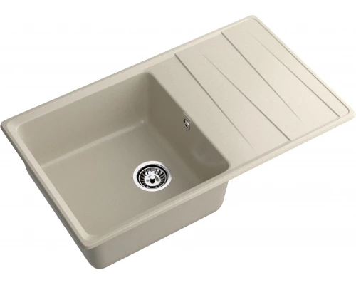 GRANFEST Мойка композит LEVEL, GF-LV-860L, чаш+кр 860*500, топаз