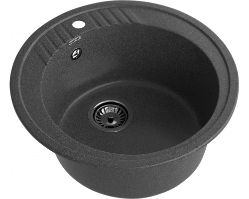 GRANFEST Мойка композит RONDO GF-R--520   D=520 мм графит арт.GF-