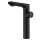 Смеситель для раковины MORANS сенсорный высокий, черный матовый, BERGES