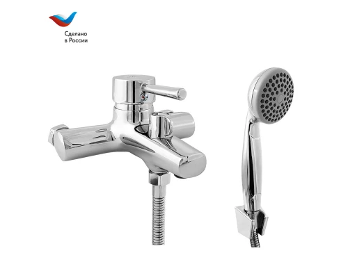 ГОРОД Смеситель для ванны с коротким литым изливом, одноручный, СЛАВЕН, Д30
