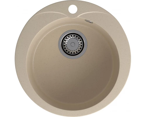 GRANFEST Мойка композит RONDO GF-R--480, 1-чаша D=475 мм кашемир арт.GF-