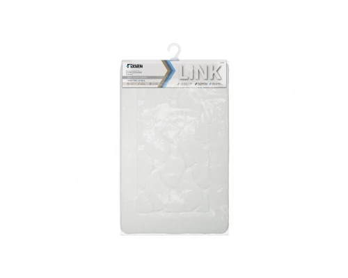Коврик для ванной Fixsen Link 1-ый FX-5002W, белый, 50х80 см.