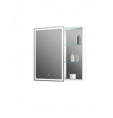 Зеркало-шкаф Aperio LED 800х800 левый с розеткой