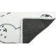 Коврик для ванной Fixsen Teddy Air 1-ый FX-6001T, белый, 50х80см