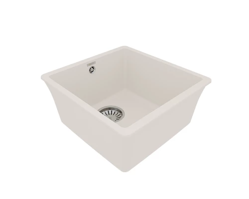 Кухонная мойка Lemark SINARA 400-U подстольного монтажа из кварцгранита, Жасмин 