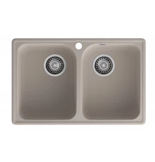 GranFest QUARZ (ECO-15) Мойка 2 чаши 740*480 (песок)