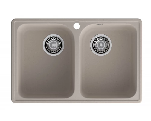 GranFest QUARZ (ECO-15) Мойка 2 чаши 740*480 (песок)
