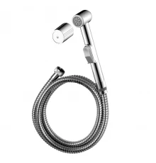 Лейка гигиеническая в комплекте шланг 1.5 м., крепление к стене, хром. LM,  LM8014C