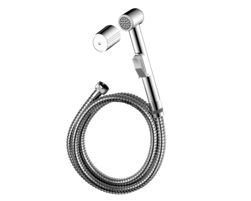 Лейка гигиеническая в комплекте шланг 1.5 м., крепление к стене, хром. LM,  LM8014C