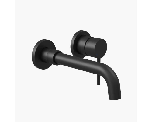 Смеситель для раковины VENTAS R скрытого монтажа, раздельный, черный матовый, BERGES