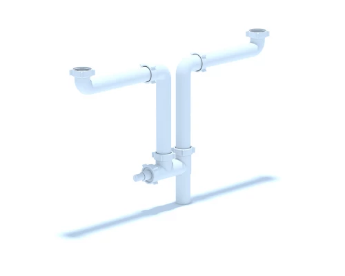 Набор для дв.универс.разноур.сифона 600 без выпуска, ANI PLAST