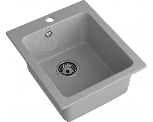 GRANFEST Мойка композит PRACTIK  GF-P--505  1-чаш. 427*505 мм  серый арт.GF-