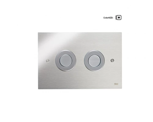 656504 Панель пневм. двойная TREND, сталь, глянцевый, антиванд., OLI