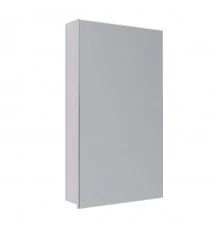 Шкаф зеркальный Lemark UNIVERSAL 45х80 см 1 дверный, петли слева, цвет корпуса: Белый глянец