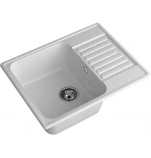 GranFest QUARZ (ECO-13) Мойка чаша+кр 620*480 (серый)