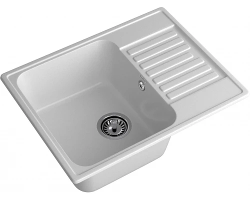 GranFest QUARZ (ECO-13) Мойка чаша+кр 620*480 (серый)