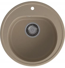 GRANFEST Мойка композит RONDO GF-R--510  D=510мм  песочный   арт.GF-